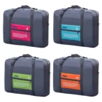 Fashion Large Capacity Bag Women Nylon Folding Bag Unisex Luggage Travel Handbags - Image 2