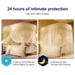 U-shaped Three-door Stainless Steel Tube Floor Mosquito Net - Image 3