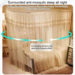 U-shaped Three-door Stainless Steel Tube Floor Mosquito Net - Image 5