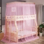 Double-layer Bunk Bed Telescopic Support Floor-to-child Bed Mosquito Net