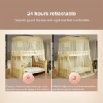 Double-layer Bunk Bed Telescopic Support Floor-to-child Bed Mosquito Net - Image 3