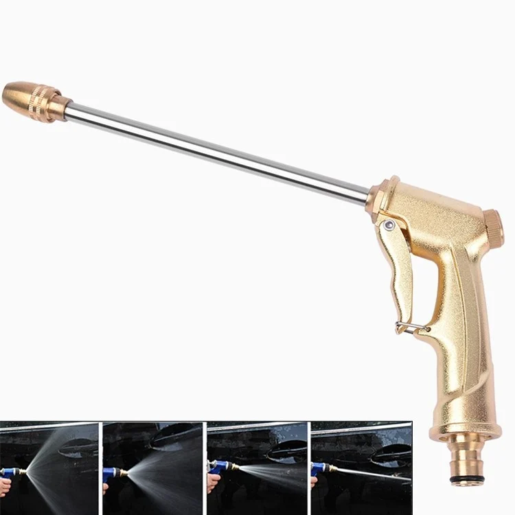 TBD049895101A.webp Electroplating Extension Rod Car Wash Water Gun Household Brush Car Gun Garden Watering Gun - Image 1