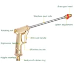 Electroplating Extension Rod Car Wash Water Gun Household Brush Car Gun Garden Watering Gun - Image 5