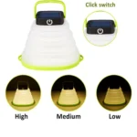 Folding Solar Lamp Outdoor Camping Tent Lamp LED Camping Lamp - Image 4