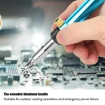 Hot Air Gun Multi-function Adjustable Temperature Gas Soldering Iron Cordless Welding Pen - Image 7