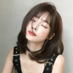 Female Short Hair With Bangs Wig Suitable For Round Face Shoulder Buckle Hair - Image 9
