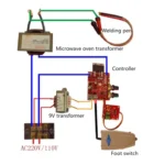 NY-D01 Spot Welding Machine Control Board Adjustment Time Current Digital Display Control Board - Image 3