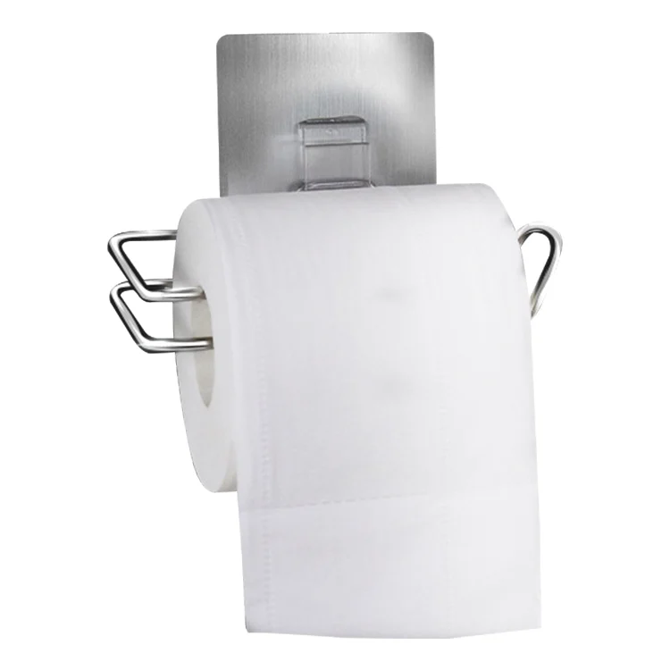 TBD050017001A.webp Repeatedly Reusable Punching-Free Stainless Steel Tissue Holder With Strong Traceless Hook Attachment - Image 1