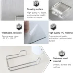 Repeatedly Reusable Punching-Free Stainless Steel Tissue Holder With Strong Traceless Hook Attachment - Image 4