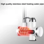 220V Kitchen Tankless Water Heater Instant Electric Faucet Electric Heater Tap with Temperature Display - Image 6