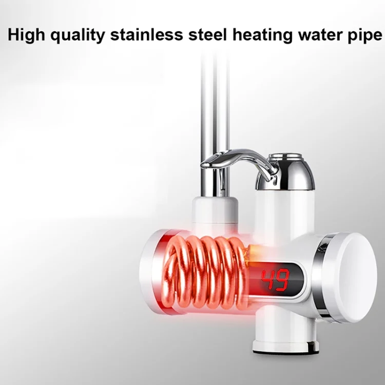 TBD050160801A_5.webp 220V Kitchen Tankless Water Heater Instant Electric Faucet Electric Heater Tap with Temperature Display - Image 6