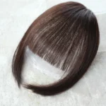 Women Fake Fringe Clip In Bangs Hair Extensions with High Temperature Synthetic Fiber - Image 5