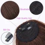 Fake Bangs Clip Hairpiece Synthetic Bangs Hair - Image 7