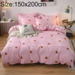 Simple Cotton Grinding Bed Four-Piece Duvet Cover Sheet Pillowcase