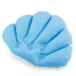 Shell Shaped Soft Bathroom Pillow Home Comfortable Spa Inflatable Bathtub Cushion, Random Color Delivery - Image 5