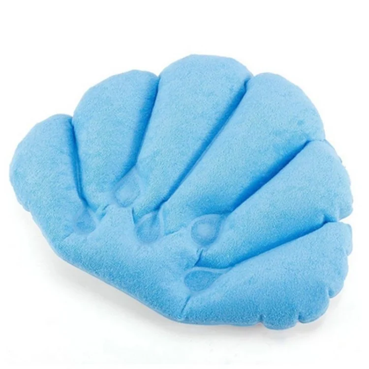 TBD0504594_4.webp Shell Shaped Soft Bathroom Pillow Home Comfortable Spa Inflatable Bathtub Cushion, Random Color Delivery - Image 5
