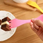 2 Set  3 In 1 Outdoor Camp Tableware Heat Resistant Spoon Fork Knife Camping Hiking Utensils (6pcs=1set) - Image 5