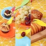 2 Set  3 In 1 Outdoor Camp Tableware Heat Resistant Spoon Fork Knife Camping Hiking Utensils (6pcs=1set) - Image 6