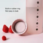 Water Bottle Plastic Sport Scrub Leak Proof Drinking Bottle Portable Fashion Drinkware Tour Bottles for Lovers, Capacity: 520ML - Image 3