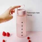 Water Bottle Plastic Sport Scrub Leak Proof Drinking Bottle Portable Fashion Drinkware Tour Bottles for Lovers, Capacity: 520ML - Image 4