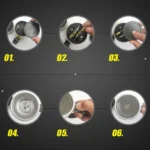 400ml Mugs Automatic Electric Self Stirring Mug Cup Coffee Milk Mixing Mug Smart Stainless Steel Juice Mix Cup Drinkware - Image 3