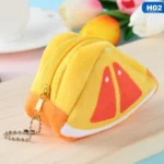 Cute Fruit Wallet Gift Plush Coin Purse Female Bag - Image 6
