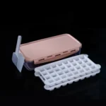 Household Silicone Ice Box With Lid Ice Cube Mold Refrigerator Ice Lattice Quick Freezer Random Color Delivery - Image 11