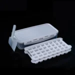 Household Silicone Ice Box With Lid Ice Cube Mold Refrigerator Ice Lattice Quick Freezer Random Color Delivery - Image 12