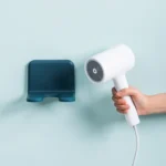 Multifunctional Bathroom Punch-free Storage Sleeve Hair Dryer Bracket,  Random Color Delivery - Image 5