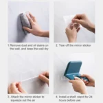 Multifunctional Bathroom Punch-free Storage Sleeve Hair Dryer Bracket,  Random Color Delivery - Image 7