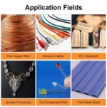 3.5 Inch Diagonal Pliers Mini Wire Cutter Small Soft Cutting Electronic Handle Pliers - Image 5