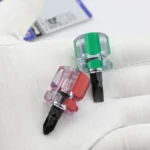 2 PCS Mini Portable Radish Head Screw Driver Transparent Handle Repair Hand Tools - Image 4