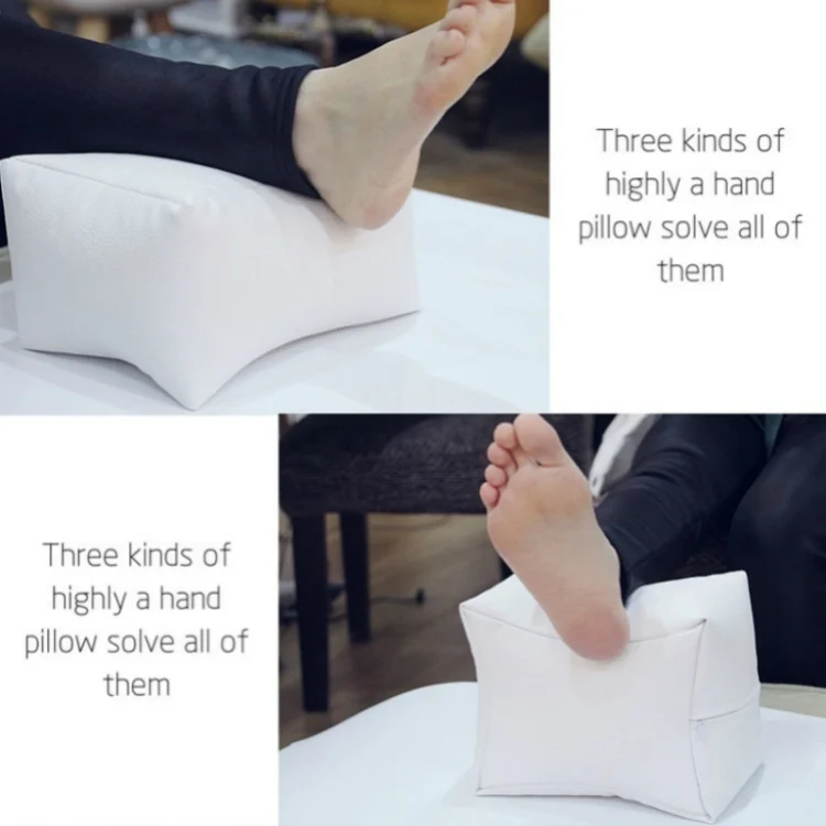 TBD051065101C_5.webp Nail Art Hand Rest Cushion Pillow Soft PU Leather Foot Hand Holder Manicure Nail Art Equipment - Image 6