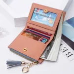 Cute Fashion Purse Leather Long Zip Wallet Coin Card Holder Soft Leather Phone Card Female Clutch - Image 5