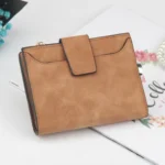 Leather Women Hasp Small Slim Coin Pocket Purse Cards Holders Wallet - Image 2