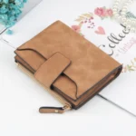 Leather Women Hasp Small Slim Coin Pocket Purse Cards Holders Wallet - Image 3