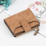 Leather Women Hasp Small Slim Coin Pocket Purse Cards Holders Wallet - Image 4