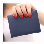 Short Mini Women Wallets Crown Decorated Fold PU Leather Coin Purse Card Holder - Image 6
