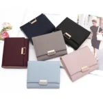 Luxury Wallet Female Leather Women Leather Purse Plaid Wallet Ladies Hot Change Card Holder Coin Small Purses for Girls - Image 6