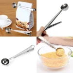 Multifunction Kitchen Coffee Scoop With Clip Stainless Steel Tea Coffee Measuring Cup Coffee Scoop - Image 5