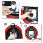 3pcs / Set Eco-friendly Reusable Coffee Capsule Set Food Grade Plastic PP Coffee Filter Baskets Soft Capsules - Image 4