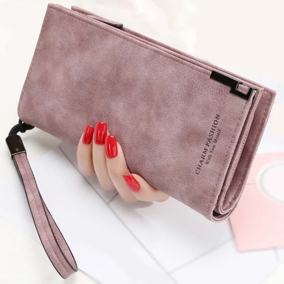 TBD051175401C_1.webp Long Wallet Zipper Coin Purse Cards ID Holder Clutch Woman Wallet - Image 2
