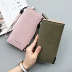 Long Wallet Zipper Coin Purse Cards ID Holder Clutch Woman Wallet - Image 3