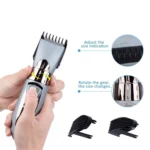 Waterproof Electric Hair Clipper Rechargeable Hair Trimmer Hair Cutting Machine Haircut Beard Trimer - Image 6