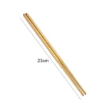 1 Pair Stainless Steel Tableware Colorful Reusable Metal Chopsticks Dishware, Length:23cm - Image 2