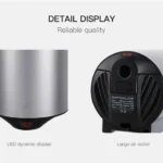 304 Stainless Steel Automatic SensorJet Hand Dryer High Speed Airflow for Home Hotel Airport Hands Drying Machine - Image 11