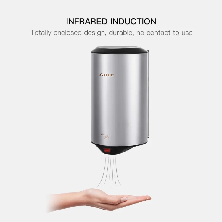 TBD051370601A_4.webp 304 Stainless Steel Automatic SensorJet Hand Dryer High Speed Airflow for Home Hotel Airport Hands Drying Machine - Image 5