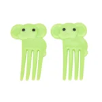 5 Sets 10 in 1 Creative Cartoon Animal Plastic Children Fruit Fork Bento Decoration Toothpick - Image 3