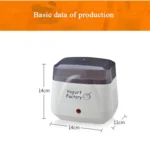 110V-220V Electric Yogurt Maker Multifunctional full-Automatic Natto Fermenting Machine Yogurt Fermentation Tank, CN Plug - Image 5