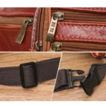 Fashion Men Genuine Leather Waist Bags Travel Necessity Organizer Mobile Phone Bag - Image 4